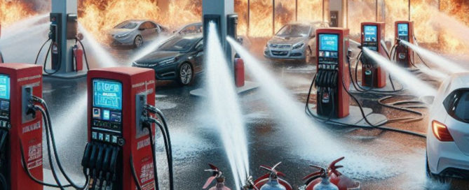 El equipo DEXA es un sistema de extinción de incendios automático y manual, diseñado específicamente para gasolineras sin vigilancia humana.