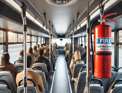 Extintores en vehículos de transportes